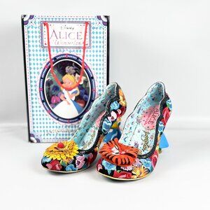 Irregular Choice x Disney Alice in Wonderland Flowers Can’t Talk Heels – Size 39